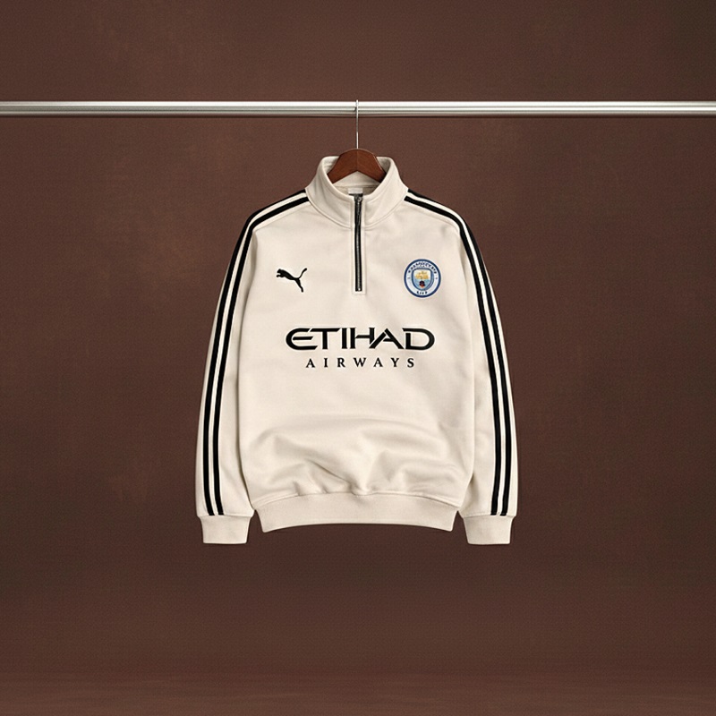 دورس نیم زیپ منچستر سیتی-کرم